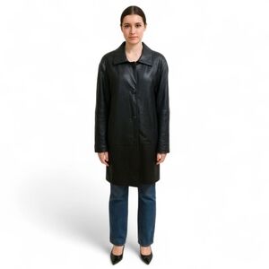 Classic Black Leather Jacket for Women